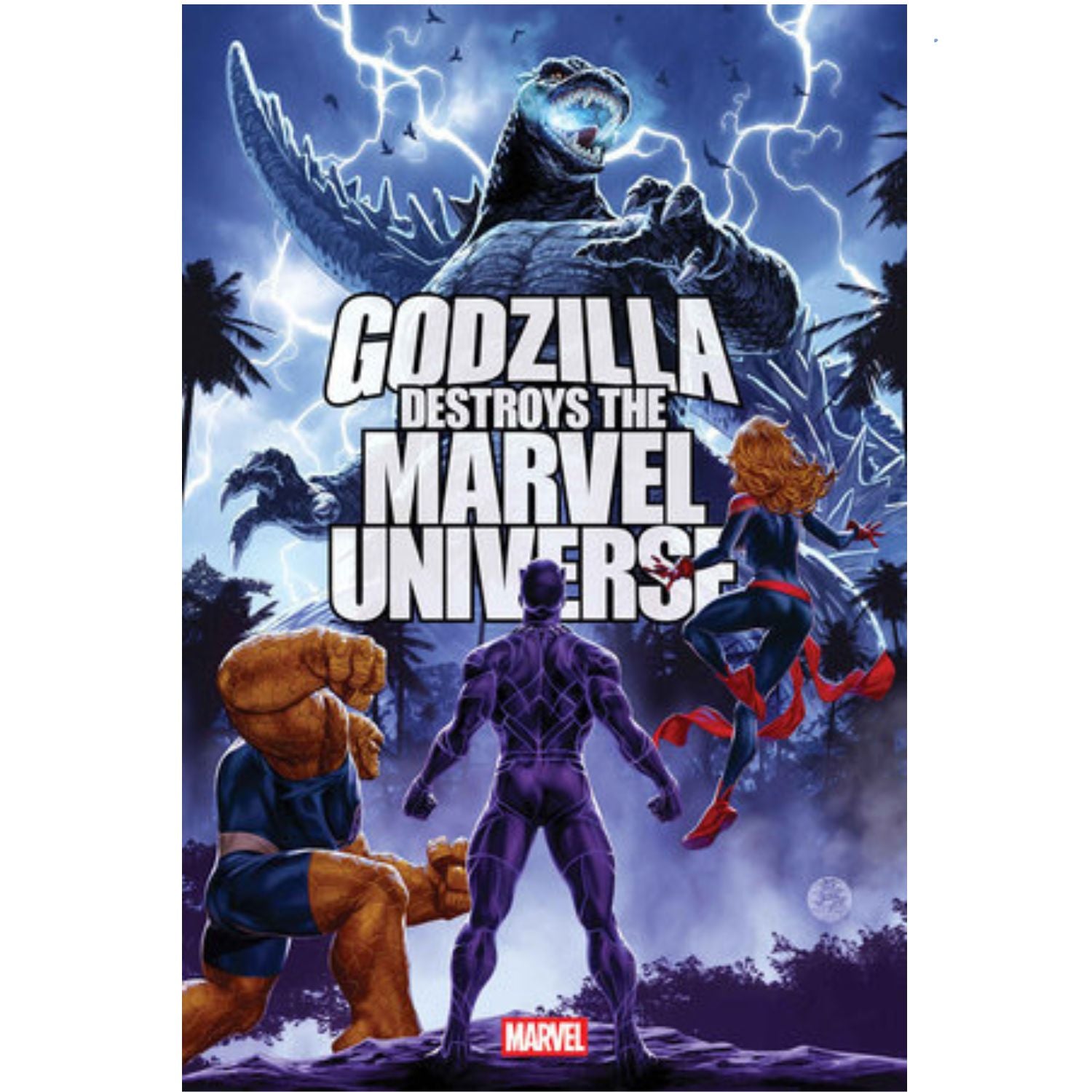 Godzilla Destroys The Marvel Universe:: #4 [Mark Brooks CVR A] 2025 Comics Marvel Comics