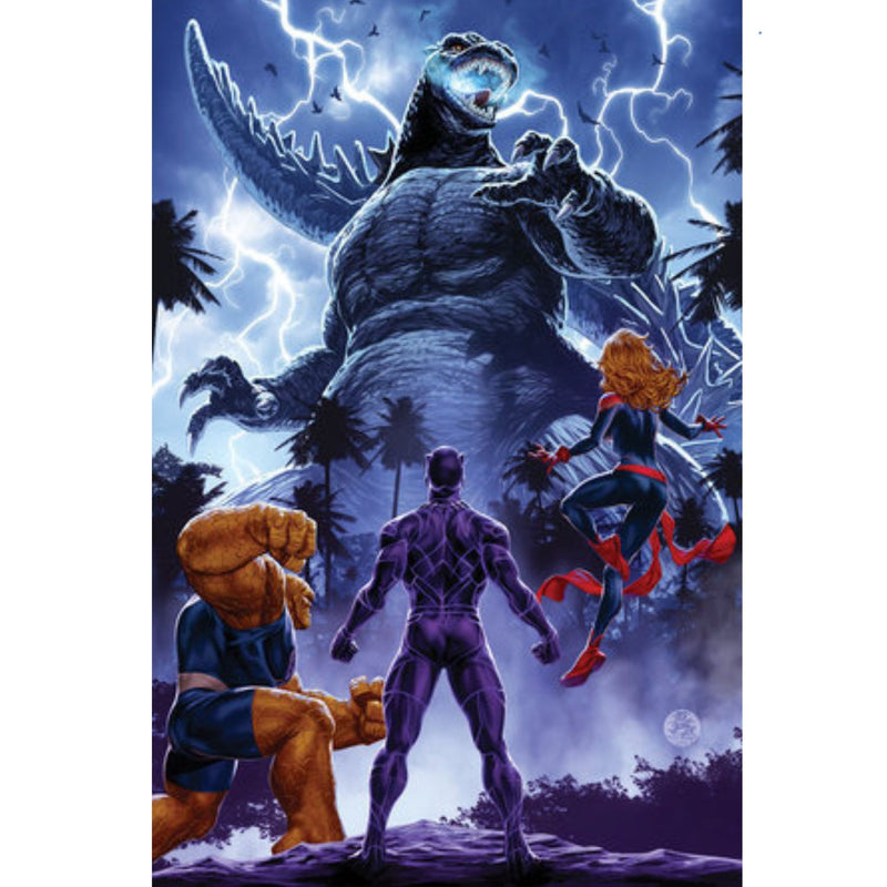 Godzilla Destroys The Marvel Universe:: #4 [Mark Brooks Virgin - 1:50] 2025 Comics Marvel Comics