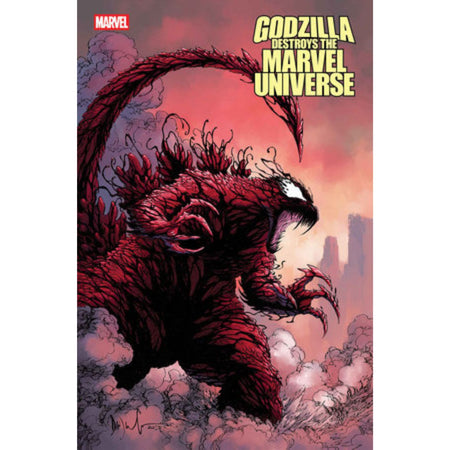 Godzilla Destroys The Marvel Universe: #5 [Dave Wachter Marvelized Carnage-Zilla] 2025 Comics Marvel Comics