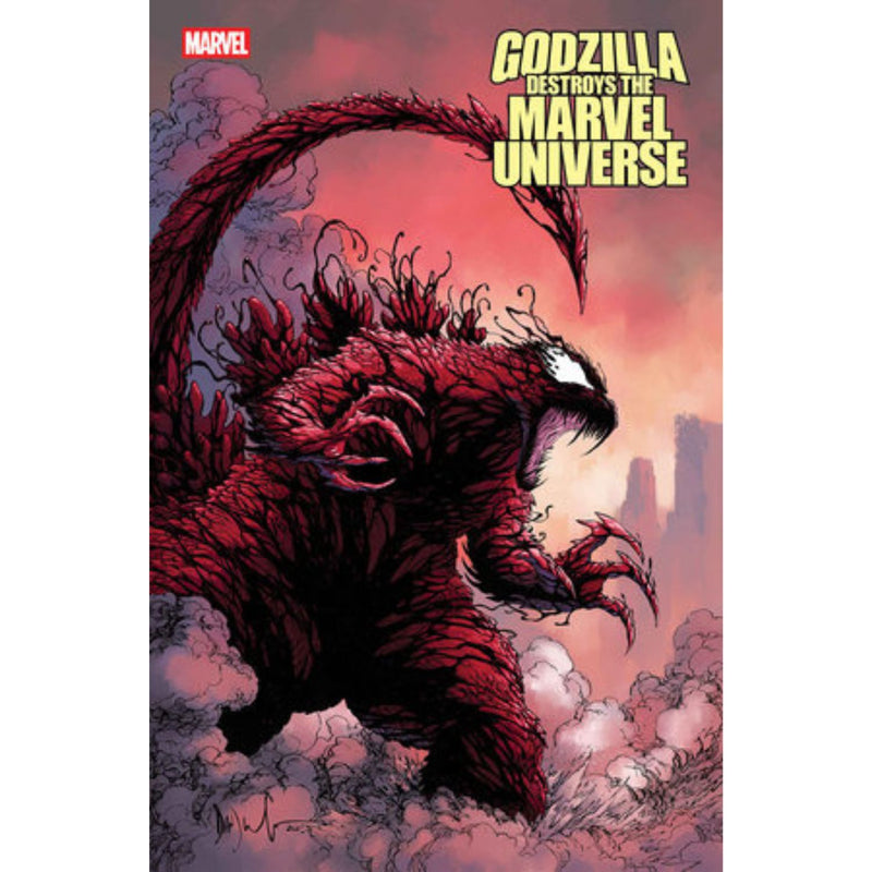 Godzilla Destroys The Marvel Universe: #5 [Dave Wachter Marvelized Carnage-Zilla] 2025 Comics Marvel Comics