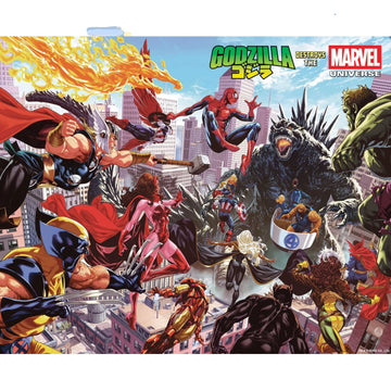 Godzilla Destroys the Marvel Universe: #1 [Mark Brooks CVR A] 2025 Comics Marvel Comics