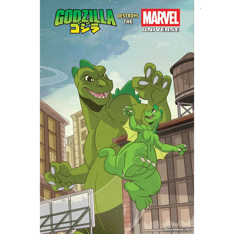 Godzilla Destroys the Marvel Universe: #1 [Sean Galloway CVR F] 2025 Comics Marvel Comics