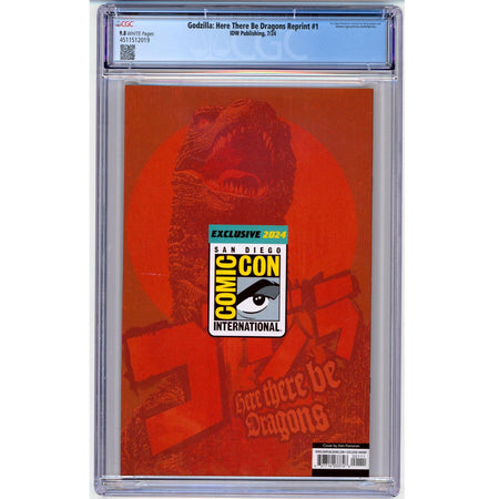 Godzilla: Here There Be Dragons Reprint #1 [CGC 9.8 Panosian SDCC CVR] 2024 Comics IDW Publishing