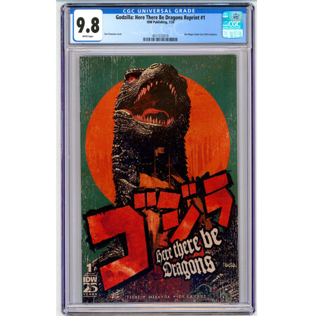 Godzilla: Here There Be Dragons Reprint #1 [CGC 9.8 Panosian SDCC CVR] 2024 Comics IDW Publishing