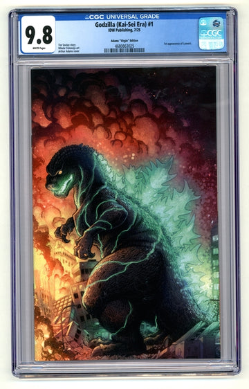 Godzilla Kai-Sei Era: #1 [Arthur Adams CGC 9.8 Virgin -1:150] 2025 Comics IDW Publishing