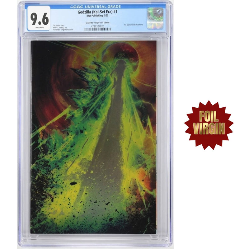 Godzilla Kai-Sei Era: #1 [UltraRaw26 CGC 9.6 Shopville Foil Virgin] 2025