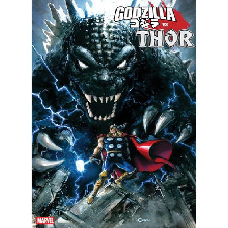 Godzilla VS Thor: #1 [Clayton Crane RI - 1:25] 2025 Comics DC Comics
