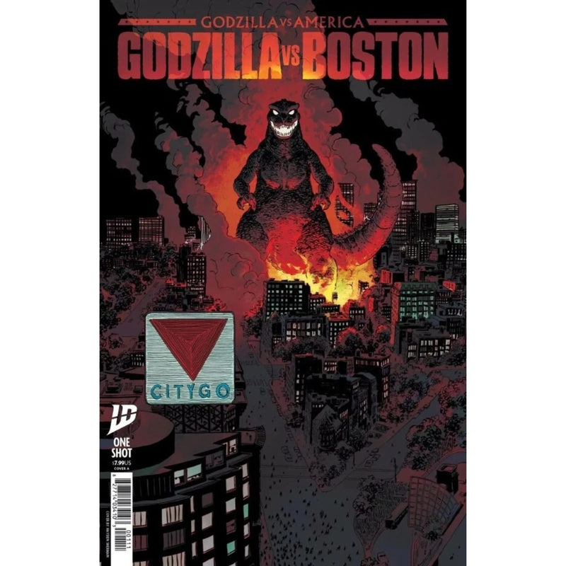 Godzilla VS America Boston: #1 [Hayden Sherman CVR A] 2025 Comics IDW Publishing