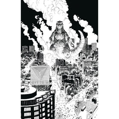 Godzilla Vs. America: Boston: #1 [Hayden Sherman CVR D - 1:50] 2025 Comics IDW Publishing