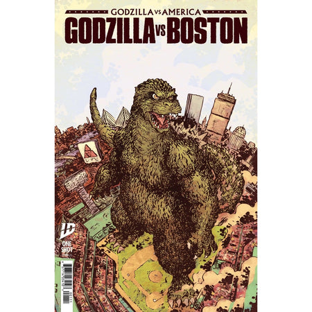 Godzilla Vs. America: Boston: #1 [Jesse Lonergan CVR B] 2025 Comics IDW Publishing