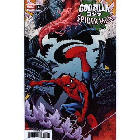 Godzilla vs Spider-Man: #1 [Bradshaw Crv H] 2025 Comics Marvel Comics