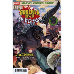 Godzilla vs Spider-Man: #1 [Bradshaw Cvr C] 2025 Comics Marvel Comics