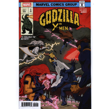 Godzilla vs X-Men [Rivera Cvr F] 2025 Comics Marvel Comics