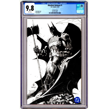 Absolute Batman: #1 [CGC 9.8 Jim Lee Sketch CVR H 1:100] 2024 Comics DC Comics