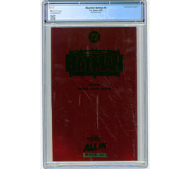 Graded: Absolute Batman: #4 [9.8 Rose Besch] 2025 Comics DC Comics