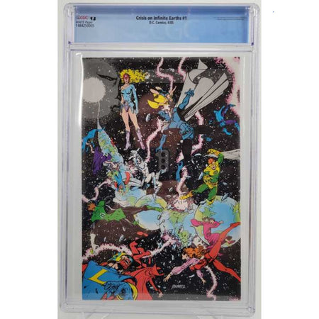Graded CGC 9.8 Crisis on Infinite Earths: #1 [George Perez] 1985 Comics DC Comics