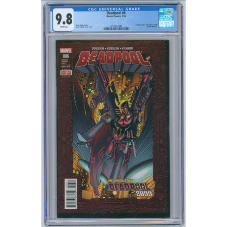 Deadpool: #6 [CGC 9.8 Scott Koblish CVR A] 2016 Comics Marvel Comics