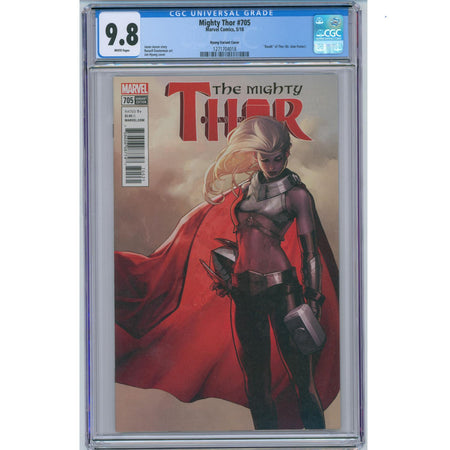 Mighty Thor: #705 [CGC 9.8 Jee Hyung Lee CVR B - 1:50] 2018 Comics Marvel Comics