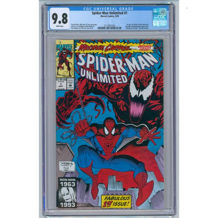Spider-Man Unlimited: #1 [CGC 9.8 Ron Lim CVR] 1993 Comics Marvel Comics
