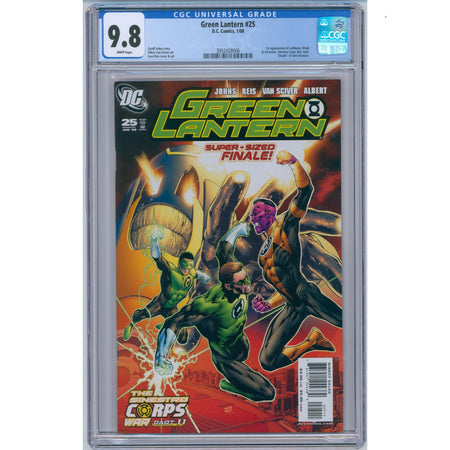 Green Lantern: #25 CGC 9.8 [Ivan Reis CVR A] 2008 Comics DC Comics
