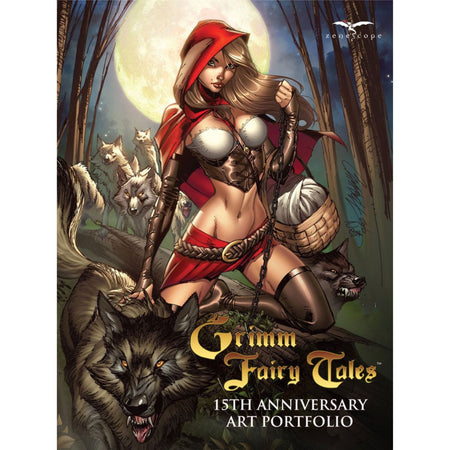 Grimm Fairy Tales 15th Anniversary Art Portfolio: [J Scott Campbell CVR B] 2020