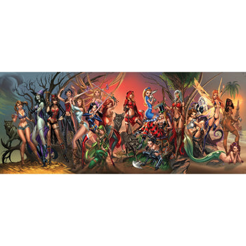 Grimm Fairy Tales Vol 2: #100 [J Scott Campbell CVR F] 2025 Comics Zenescope