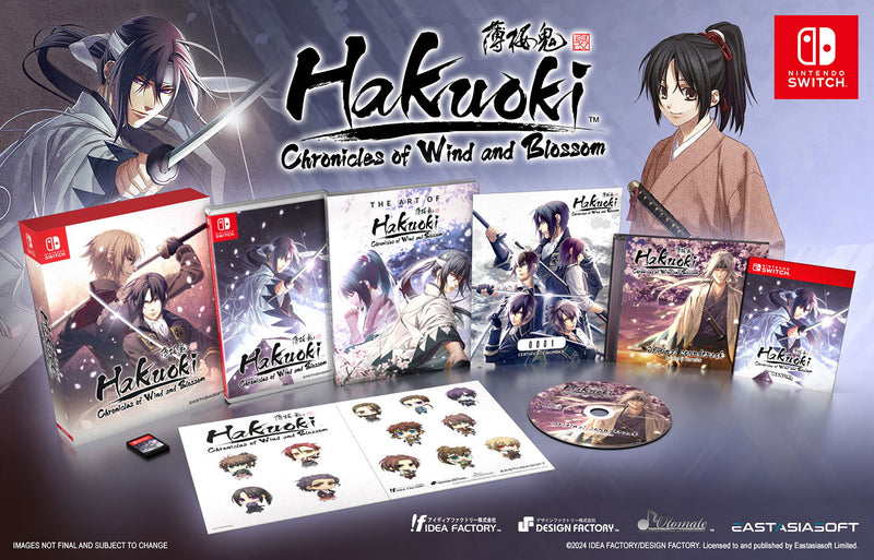 Hakuoki: Chronicles of Wind and Blossom [Nintendo Switch] Nintendo Switch Video Game EastAsiaSoft   