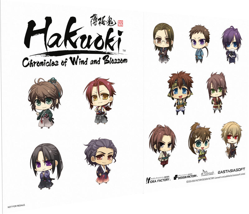 Hakuoki: Chronicles of Wind and Blossom [Nintendo Switch] Nintendo Switch Video Game EastAsiaSoft   