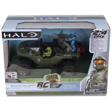 Halo: Battle Hog UNSC Warthog (MC & SPARTAN MARK VII) Remote-Controlled ATV Toys & Games NKOK