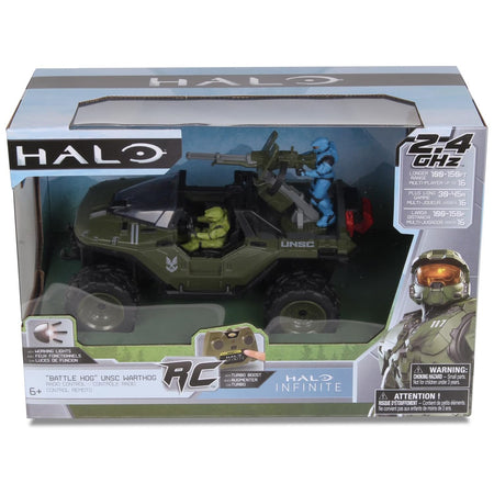 Halo: Battle Hog UNSC Warthog (MC & SPARTAN MARK VII) Remote-Controlled ATV Toys & Games NKOK