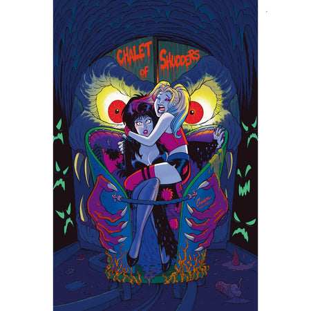Harley Quinn X Elvira: #1 [Amanda Conner Foil Virgin CVR R - 1:20] 2025 Comics Dynamite Entertainment