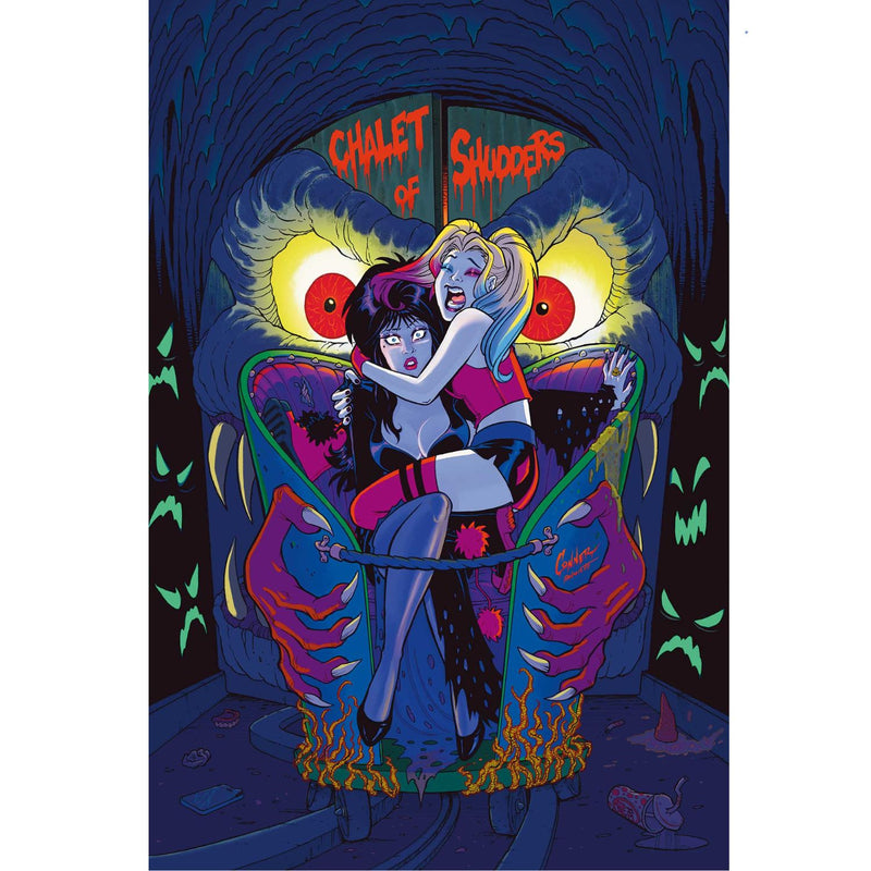 Harley Quinn X Elvira: #1 [Amanda Conner Virgin CVR V - 1:50] 2025 Comics Dynamite Entertainment