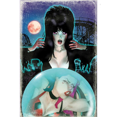 Harley Quinn X Elvira: #1 [Ben Caldwell CVR N Virgin - 1:10] 2025 Comics Dynamite Entertainment