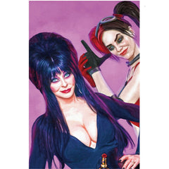Harley Quinn X Elvira: #1 [Mark Spears Pink Virgin CVR ZA - 1:15] 2025 Comics Dynamite Entertainment