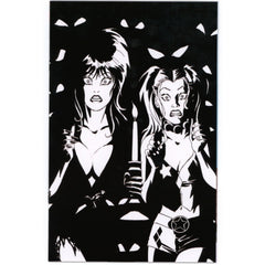Harley Quinn X Elvira: #4 [Amanda Conner CVR V - 1:20] 2025 Comics Dynamite Entertainment