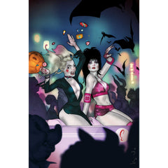 Harley Quinn X Elvira: #6 [Ben Caldwell CVR I - 1:10] 2026 Comics Dynamite Entertainment