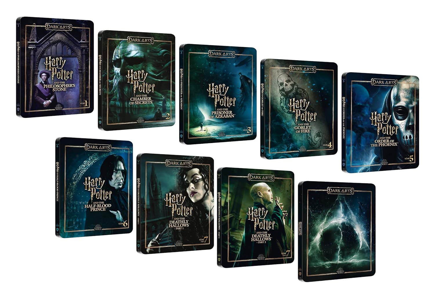 Harry factory Potter Steelbook Blu Ray Movie Bundle Lot