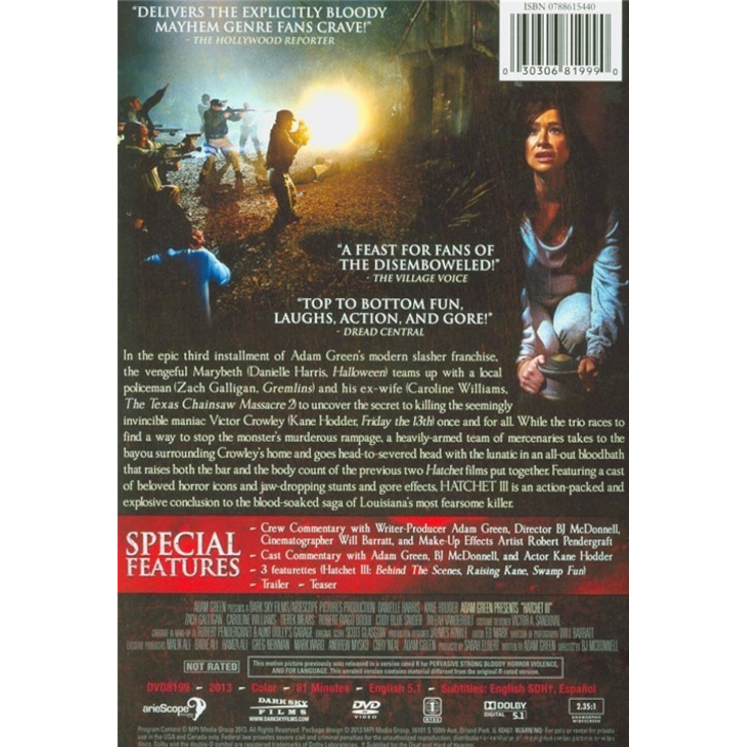レット・イット・アウト+3 [DVD] Hatchet 3 - Uncut and Unrated [DVD] – Shopville