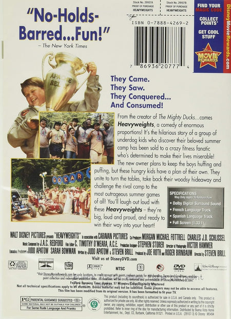 Heavyweights [DVD] DVD Movie Disney   