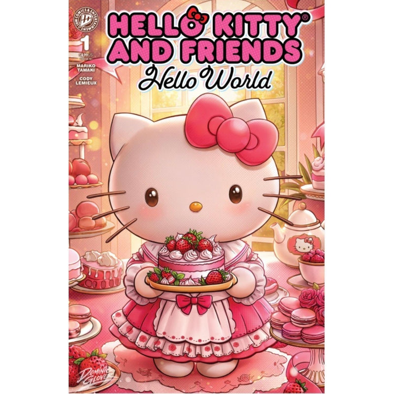 Hello Kitty Hello World: #1 [Dominic Glover Shopville Exclusive Trade CVR] 2026 Comics IDW Publishing