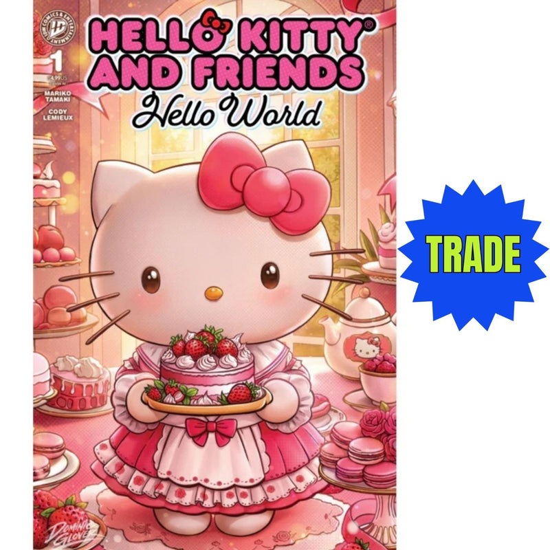Hello Kitty Hello World: #1 [Dominic Glover Shopville Exclusive Trade CVR] 2026 Comics IDW Publishing