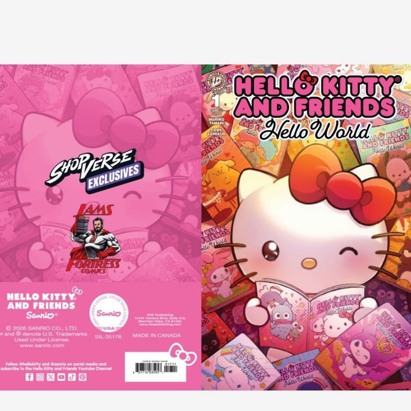 Hello Kitty Hello World: #1 [Rachta Lin Shopville Exclusive Foil CVR] 2026 Comics IDW Publishing