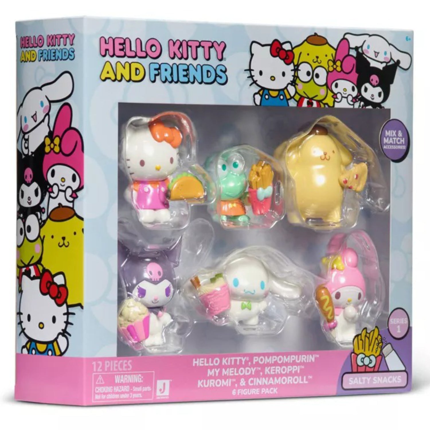 Hello Kitty & Friends: Salty Snacks - 6 Figure Pack [Series 1