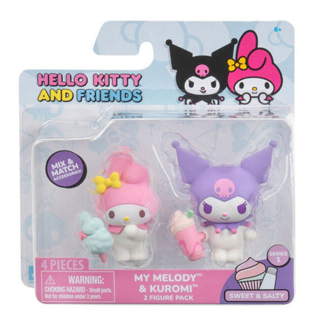 Hello Kitty & Friends: Sweet & Salty - My Melody Cotton Candy & Kuromi Slushi Toys & Games Jazwares   