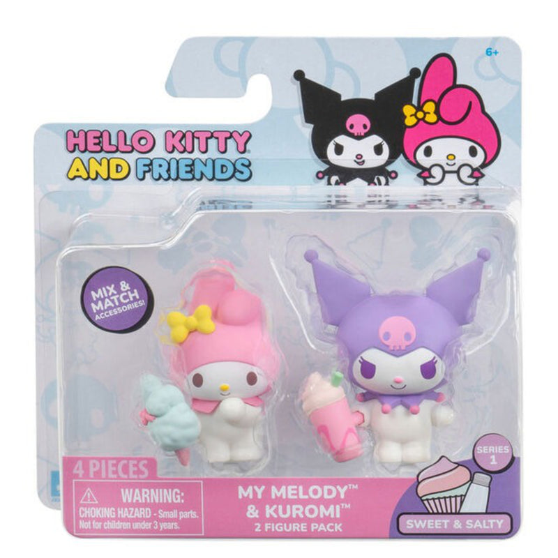 Hello Kitty & Friends: Sweet & Salty - My Melody Cotton Candy & Kuromi Slushi Toys & Games Jazwares   