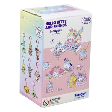 Hello Kitty and Friends: Pastel Flocked Hanger Figure Blind Box - 1 Random Figure Toys & Games Sanrio
