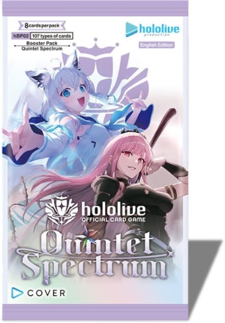 Hololive TCG: Quintet Spectrum Booster Box [HBP02] - 12 Packs Card Game Bushiroad