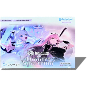 Hololive TCG: Quintet Spectrum Booster Box [HBP02] - 12 Packs Card Game Bushiroad