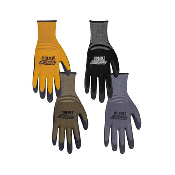 Holmes Workwear - Medium Latex-Foam Coated Gloves - 10 Pairs [House & Home] House & Home Holmes Workwear   