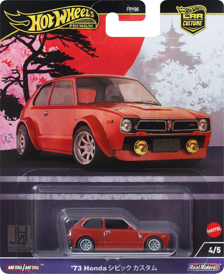 Hot Wheels: Car Culture 73 Honda Civic Custom 1:64 Scale Die-Cast Toys & Games Mattel